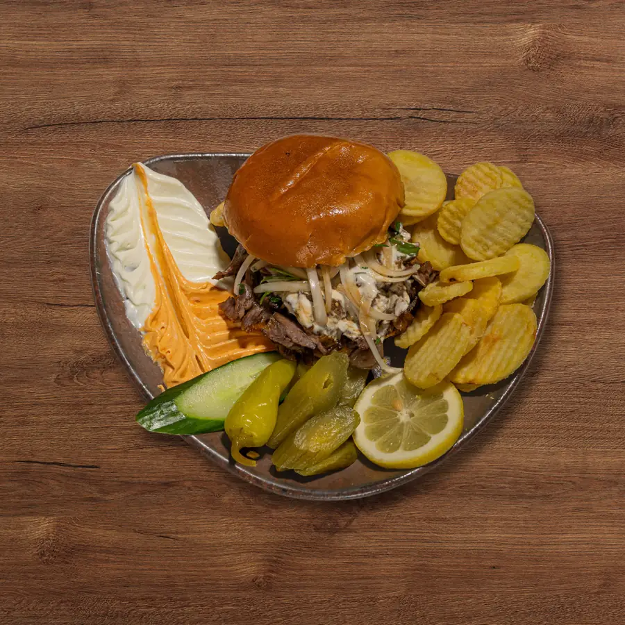 Beef Shawarma Burger