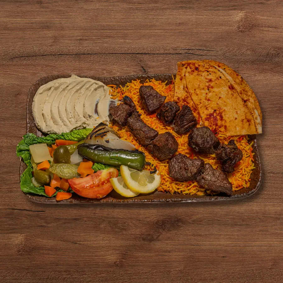 Lamb Kabob Platter